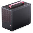 Jonsplus Z20 Micro-ATX Geh&auml;use, mit Tragegriff - schwarz/pink image number null