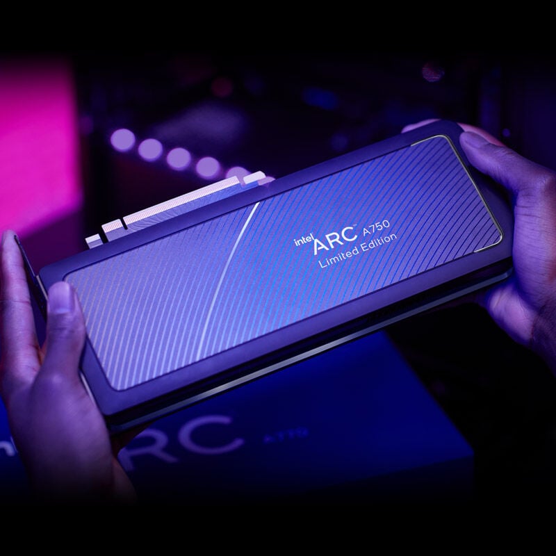 美品 Intel ARC A750 Limited Edition Intel Arc A750 Limited Edition 8GB GDDR6 (21P02J00BA
