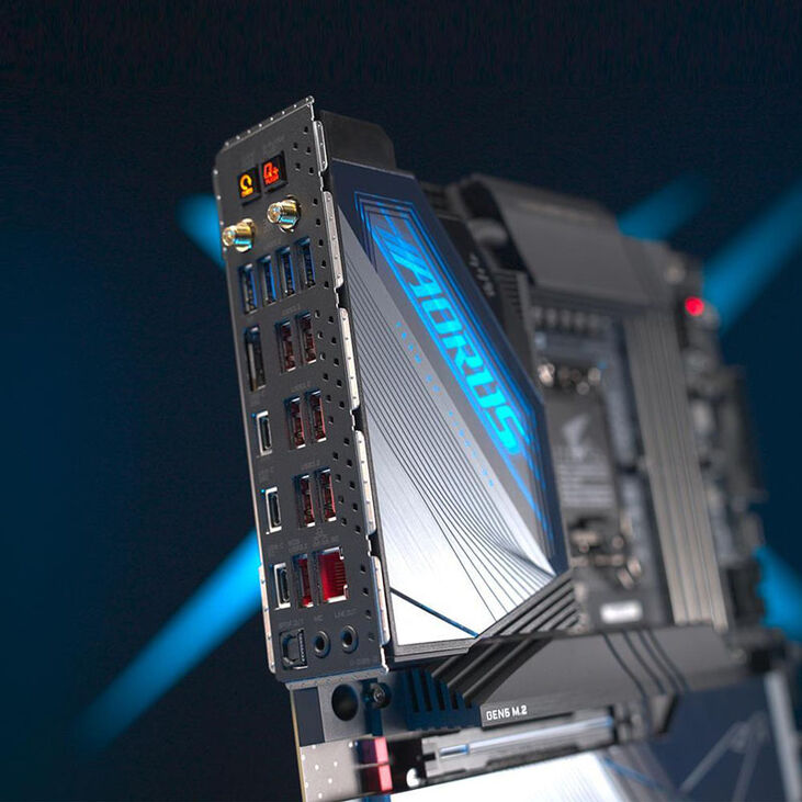 GIGABYTE Z790 Aorus Master X Mainboard, Sockel 1700, Intel Z790, E-ATX, DDR5 image number 4