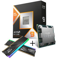 AMD Ryzen 9 9950X3D Bundle with ADATA XPG Lancer BLADE RGB 48 GB DDR5-6000 RAM - black, boxed, Dual Kit