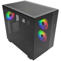 Montech KING 65 PRO PC-Gehäuse, Midi-Tower, ATX, ARGB, Tempered Glass -schwarz