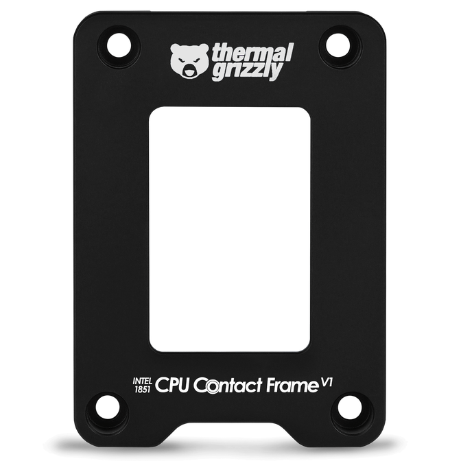 Thermal Grizzly Intel 1851 CPU Contact Frame V1 - schwarz image number 1