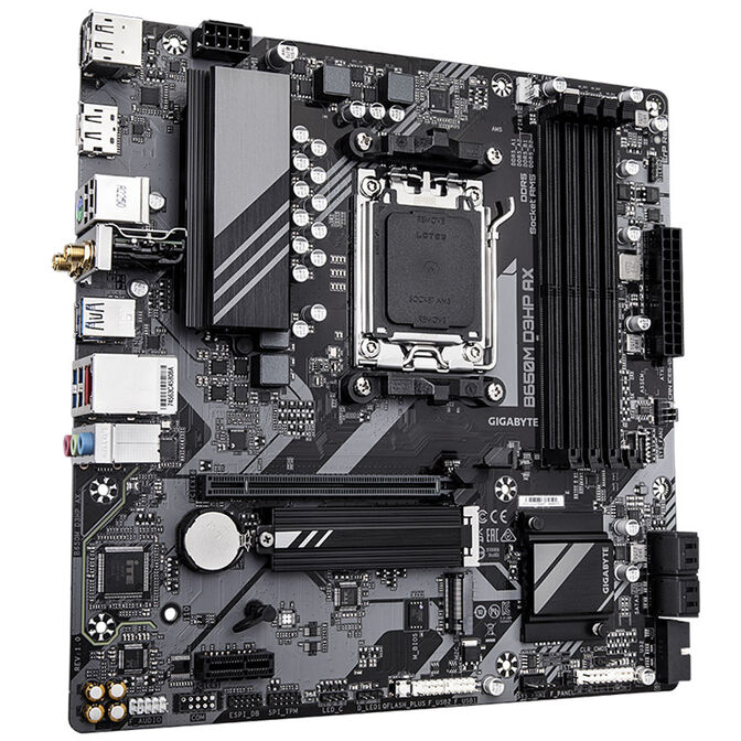 GIGABYTE B650M D3HP AX Mainboard, Sockel AM5, AMD B650, mATX, DDR5 image number 1