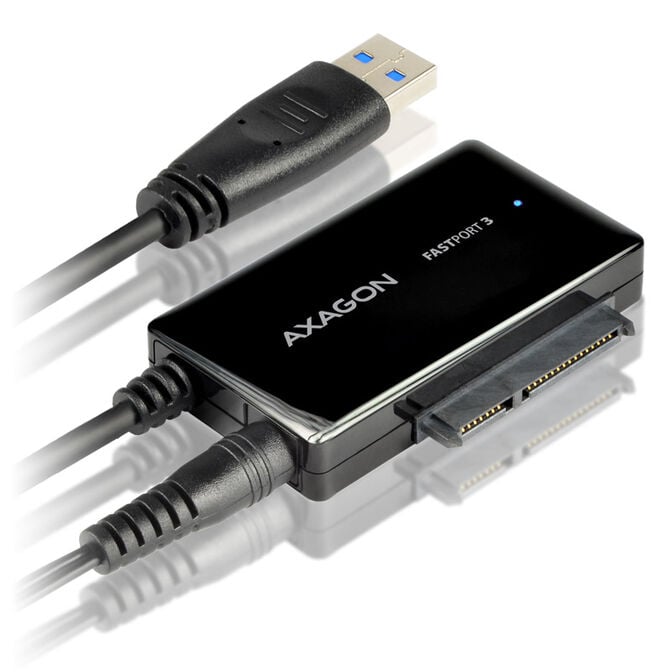 AXAGON ADSA-FP3 FASTPort3 Adapter, USB3.0, HDD/SSD/ODD, SATA 6G - Netzteil image number 0