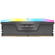 Corsair Vengeance RGB DDR5-6000 RAM, CL36, EXPO - 32 GB Dual-Kit, grau image number null