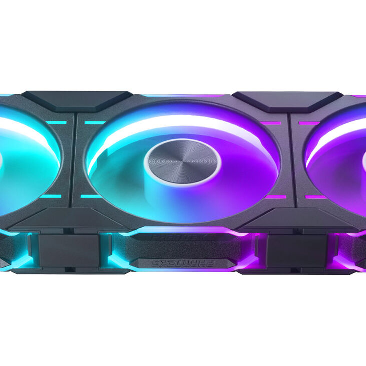 PHANTEKS D30 PWM Reverse Airflow D-RGB Lüfter, 3er Pack - 120mm, schwarz image number 5