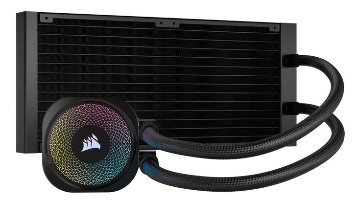 Corsair iCUE LINK Titan 280 RX RGB Complete Water Cooling - 280 mm, black image number 2