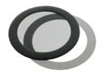 DEMCiflex Staubfilter 80mm, rund - schwarz/schwarz image number null