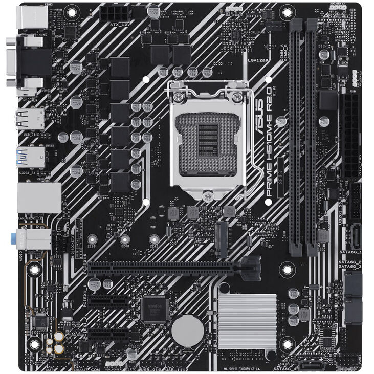 ASUS Prime H510M-E R2.0, Intel H510 motherboard, LGA1200 socket, DDR4 image number 2