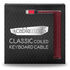 CableMod Classic Coiled Keyboard Cable USB-C zu USB Typ A, Republic Red - 150cm image number null