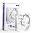 NZXT F140X RGB Case Fan, LCP Rotor, Hybrid Bearing, aRGB - White, 140mm image number null