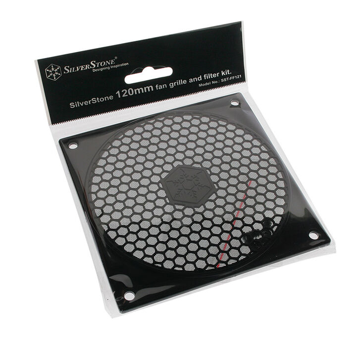 SilverStone 120mm Fan Grill und Filter Kit image number 2