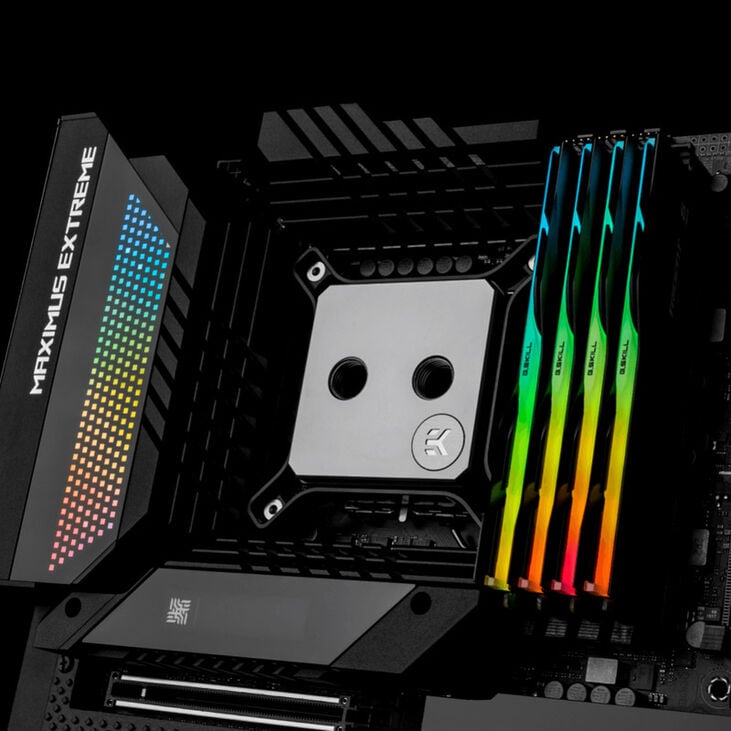 EK Water Blocks EK-Quantum Magnitude - 1700 Nickel + Satin Titanium image number 2