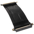 Akasa Riser Black X2, Premium PCIe 3.0 x 16 Riser Kabel, 20cm - schwarz image number null