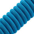 CableMod Classic Coiled Keyboard Cable Micro USB zu USB Typ A, Spectrum Blue - 150cm image number null