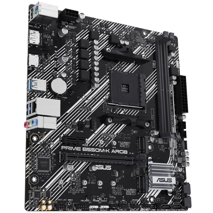 ASUS Prime B550M-K ARGB, AMD B550 Mainboard - Sockel AM4 image number 4