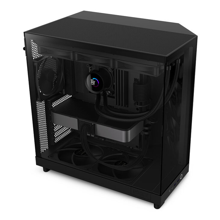 NZXT H6 Flow Midi-Tower - Schwarz image number 14
