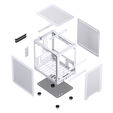 Jonsbo C6 PC-Geh&auml;use, Mini-Tower, Micro-ATX - wei&szlig; image number null