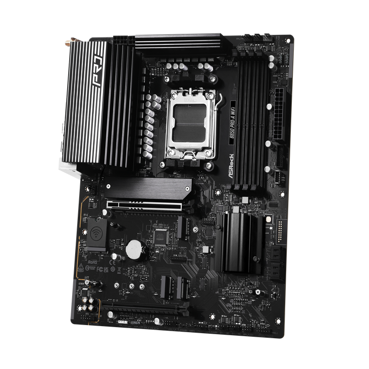 ASROCK B850 Pro-A WiFi Mainboard, Sockel AM5, AMD B850, ATX, DDR5 image number 2