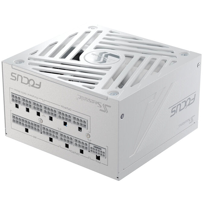 Seasonic Focus GX 80 PLUS Gold Netzteil, modular, PCIe 5.1 - 850 Watt, wei&szlig; image number 2