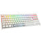 Ducky One 2 TKL PBT Gaming Tastatur, MX-Brown, RGB LED - wei&szlig;