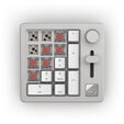 Glorious GMMK Wireless Numpad - Fox Switches, grey/white image number null