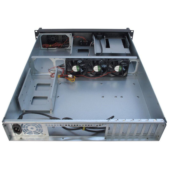 Inter-Tech IPC 2U-2098-SL, 19" Rack Servergeh&auml;use - schwarz image number 3