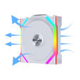 Lian Li UNI FAN SL Wireless ARGB PWM L&uuml;fter - Reverse Blade, 120 mm, wei&szlig; image number null