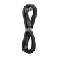 CableMod Universal Pro ModMesh 16-Pin to 16-Pin Cable, 90° Connector, Sleeved, StealthSense - Black, 60 cm, Var. B