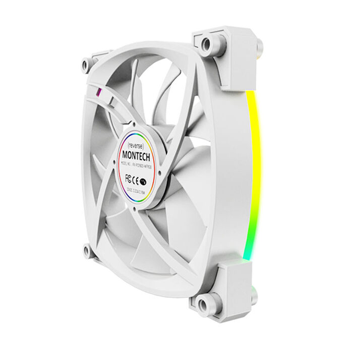 Montech RX120 PWM ARGB Reverse Fan - 120mm, white image number 4
