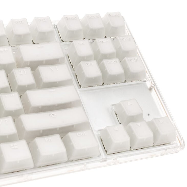 Ducky One 3 Aura White TKL Gaming Tastatur, RGB LED - MX-Red (US) image number 7