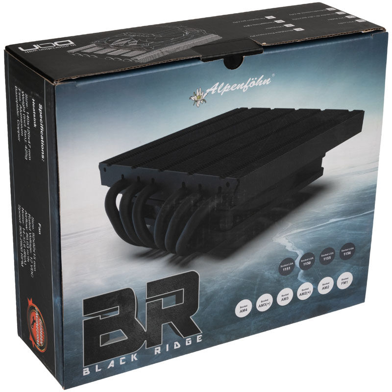 Alpenföhn Black Ridge CPU cooler - 120mm