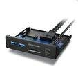 Graugear Multi Frontblende mit USB Hub + Kartenleser image number null