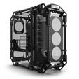 Alphacool Apex Pro Skeleton Case, Mid Tower, ATX, Distro Plate - Carbon/black image number null