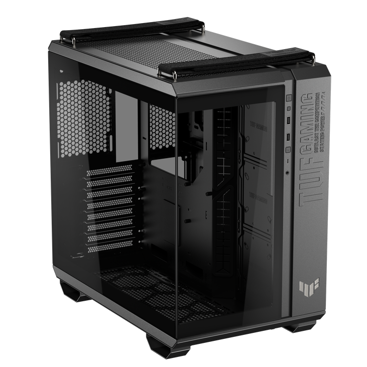 ASUS TUF Gaming GT502 Horizon PC-Gehäuse, Midi-Tower, ATX, Tempered Glass - schwarz image number 3
