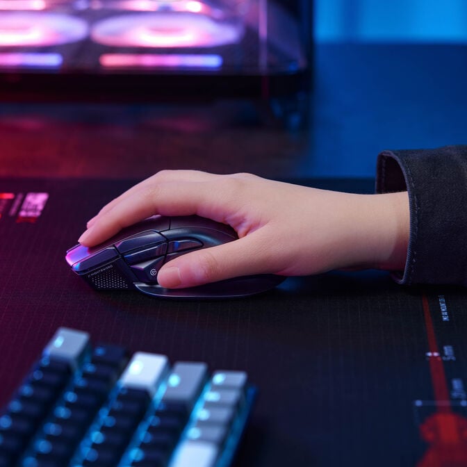 Corsair Nightsword v2 kabellose Gaming-Maus, optischer Sensor, 8.000Hz, RGB- schwarz image number 18