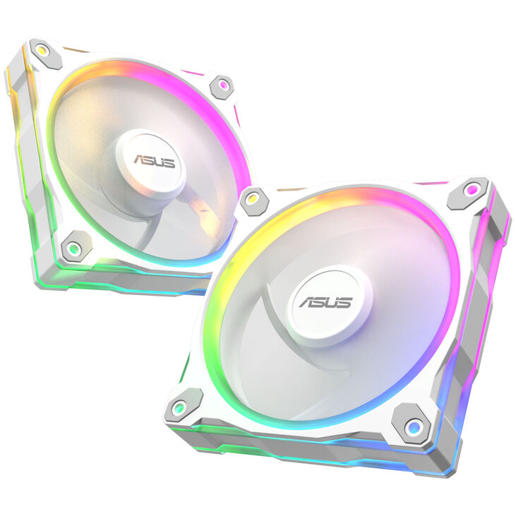 ASUS Prime MR120 ARGB Fan, PWM, Aura Sync - 120mm, white, triple-pack image number 10