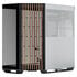 APNX V1 PC Case, Mid Tower, ATX, Tempered Glass – Wood, Black/White image number null