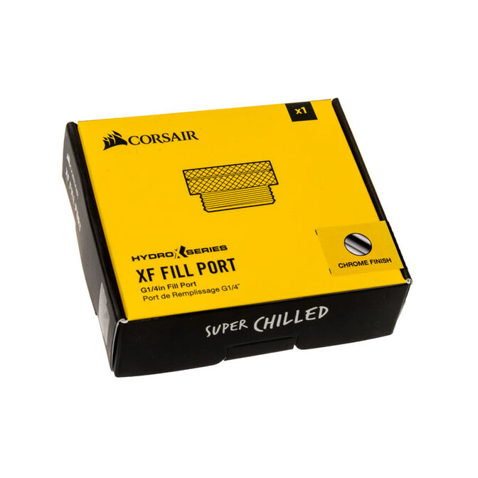 Corsair Hydro X Series XF Fill Port G1/4 Zoll IG - chrome silber image number 3