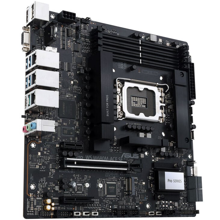 ASUS Pro WS W680M-ACE SE, Intel W680 motherboard, LGA1700 socket, DDR5 image number 4