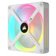 Corsair iCUE LINK QX140 RGB Series, PWM fan, 2-pack including RGB controller - 140mm, white, starter image number null