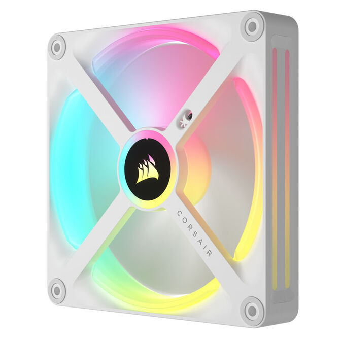 Corsair iCUE LINK QX140 RGB Series, PWM fan, 2-pack including RGB controller - 140mm, white, starter image number 5