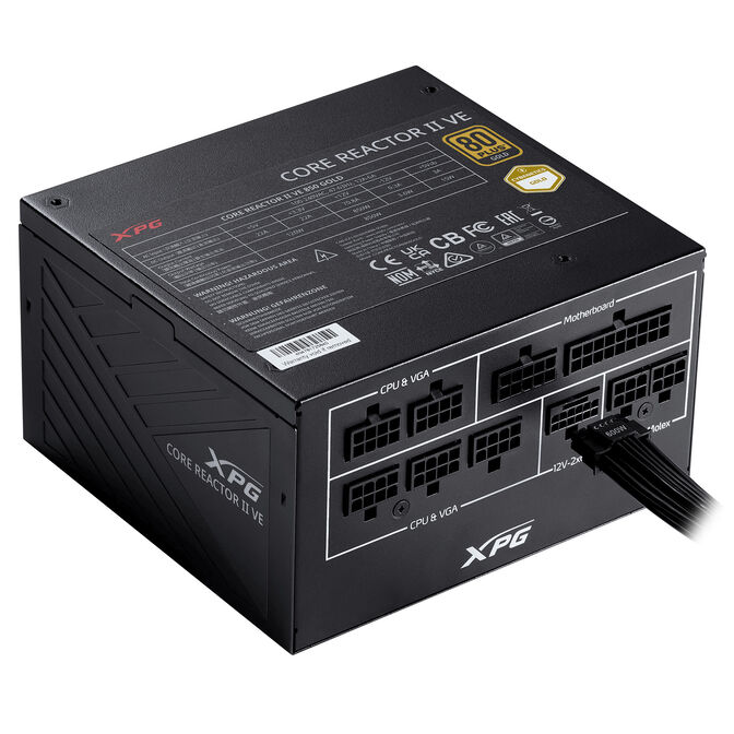 ADATA XPG CORE REACTOR II VE 80 PLUS Gold Netzteil, ATX 3.1 - 850 Watt, schwarz image number 0