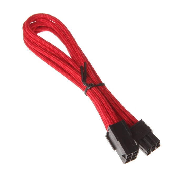 SilverStone 6-Pin-PCIe auf 6-Pin-PCIe Verl&auml;ngerung - 250mm rot image number 1