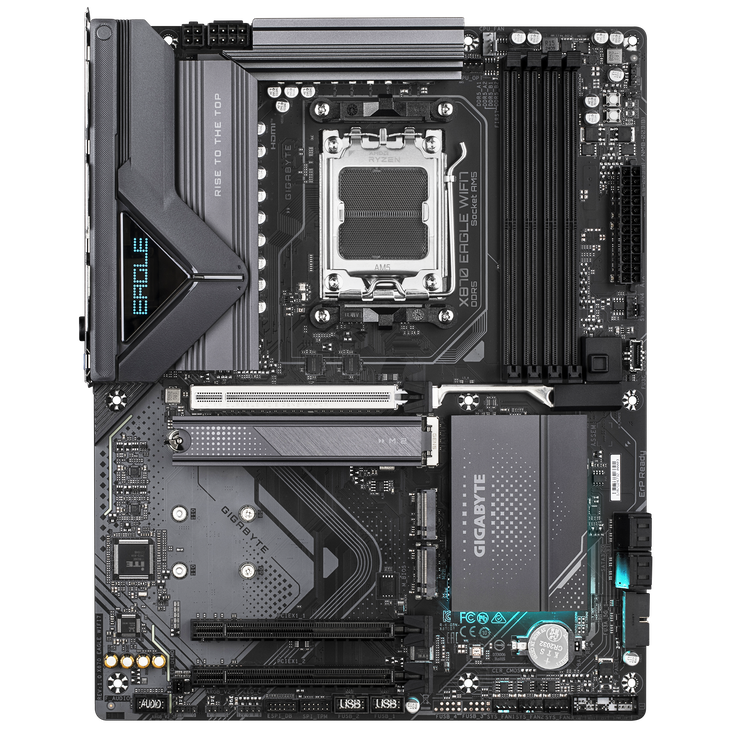 Gigabyte X870 Eagle WiFi7 Mainboard, Sockel AM5, AMD X870, ATX, DDR5 image number 1