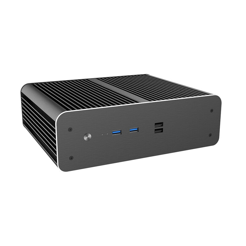 Akasa Euler CMX PC-Gehäuse, Mini-Gehäuse, Mini-ITX, Fanless - schwarz