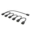 Akasa aRGB splitter cable, 1-to-6, 3-pin - black image number null