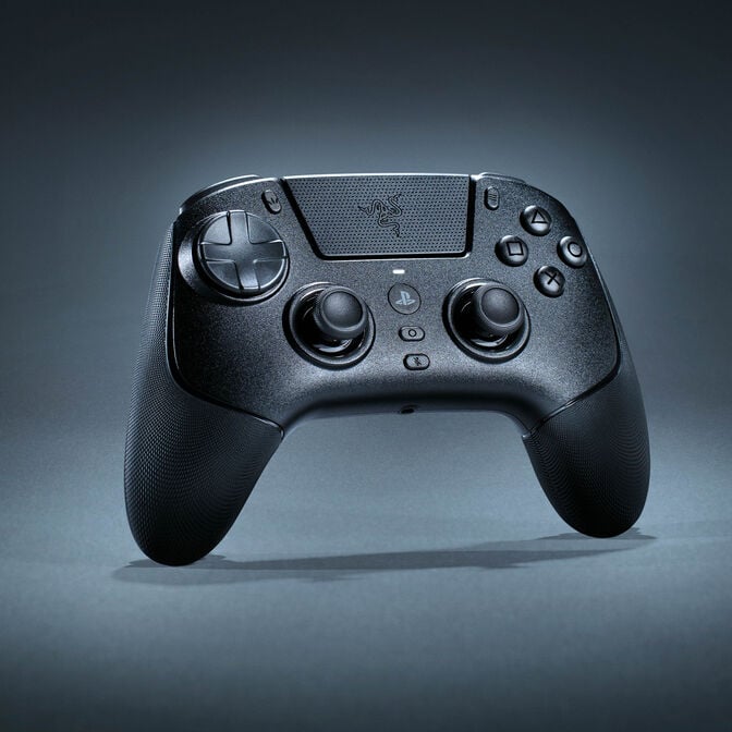 Razer Raiju V3 Pro kabelloser PS5-/PC-Controller, Pro-Tasten, symmetrisches Layout - schwarz image number 9