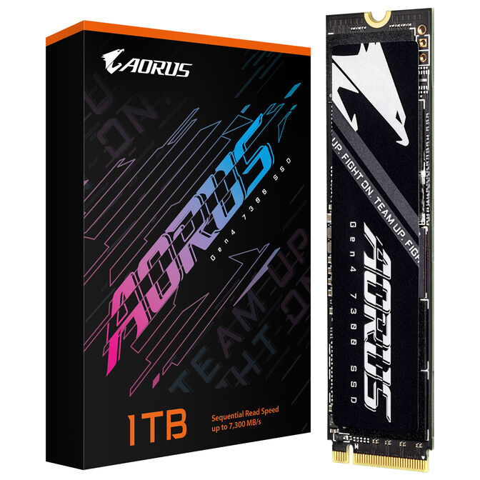 GIGABYTE AORUS Gen4 7300 NVMe SSD, PCIe 4.0 M.2 Type 2280 - 1 TB image number 0