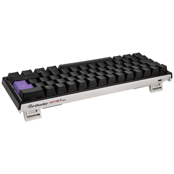 Ducky One 2 Mini Gaming Tastatur, MX-Silent-Red, RGB-LED, schwarz image number 2